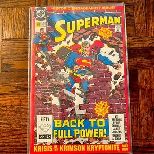 1990 Superman Krimson of the Krimson Kryptonite